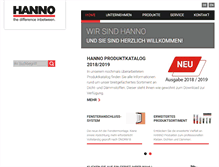 Tablet Screenshot of hanno.at